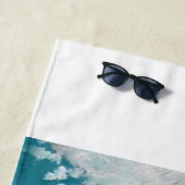 Basset Hound Surfer Strandlaken (In situ)