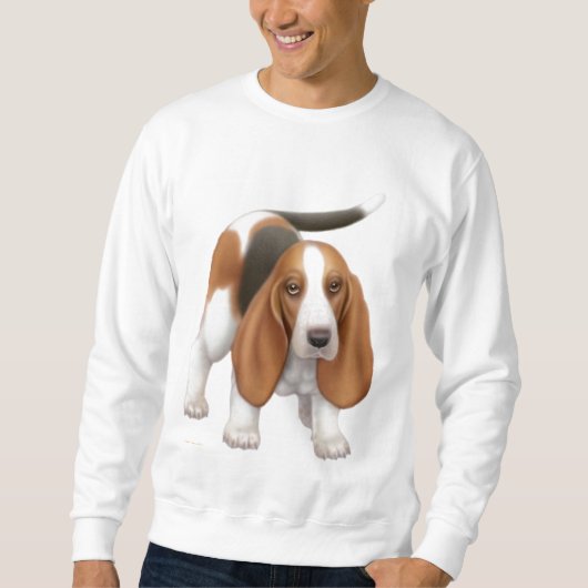 Basset Hound Sweatshirt (Voorkant)
