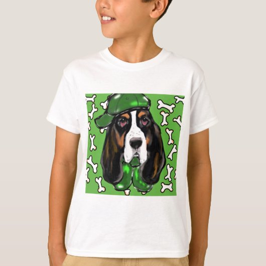 Basset Hound T-shirt (Voorkant)