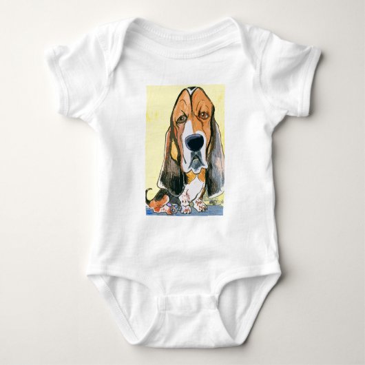 Basset Hound T-shirt (Voorkant)
