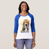 Basset Hound T-shirt (Voorkant volledig)