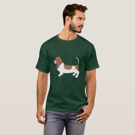 Basset Hound T-shirt (Voorkant volledig)