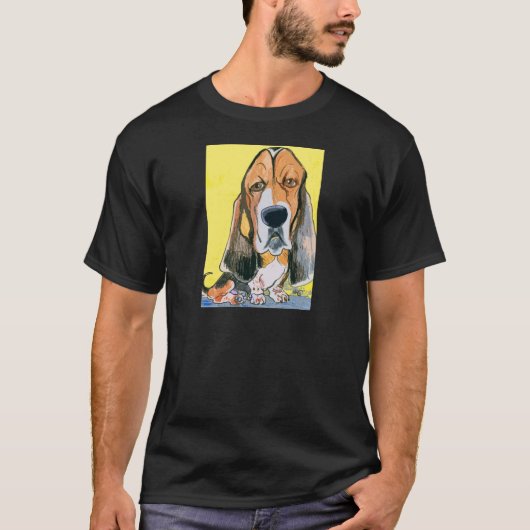 Basset Hound T-shirt (Voorkant)