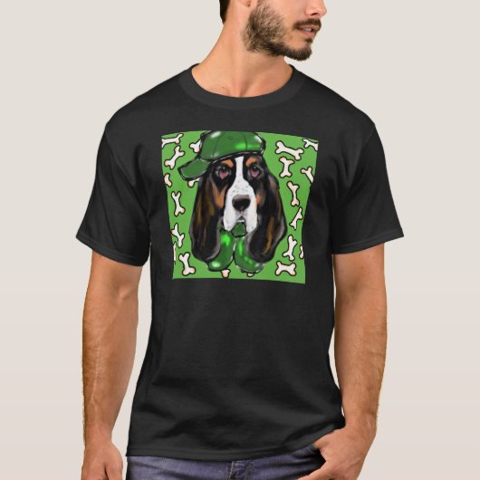 Basset Hound T-shirt (Voorkant)