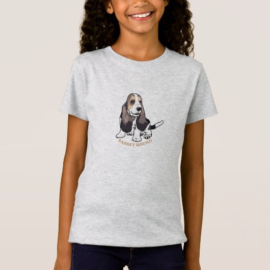Basset Hound T-shirt (Voorkant)