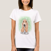 Basset Hound T-shirt (Voorkant)