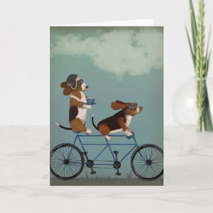Basset Hound Tandem Kaart