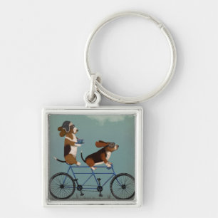 Basset Hound Tandem Sleutelhanger