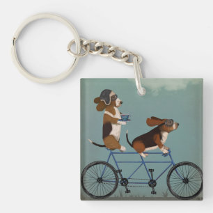 Basset Hound Tandem Sleutelhanger