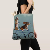 Basset Hound Tandem Tote Bag (Dichtbij)