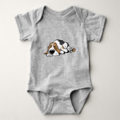 Basset Hound-tekenhond Romper (Voorkant)