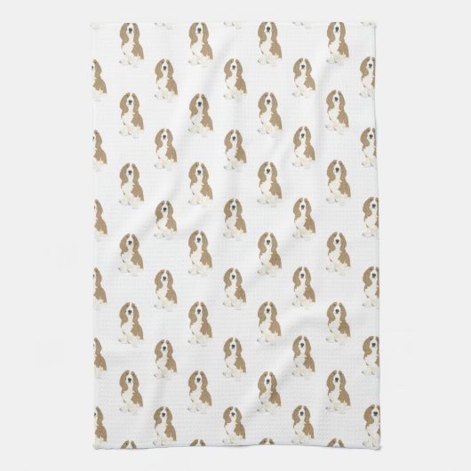 Basset Hound Theedoek (Verticaal)