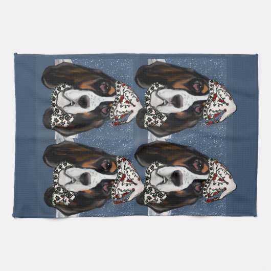 BASSET HOUND THEEDOEK (Horizontaal)