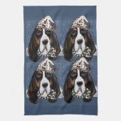 BASSET HOUND THEEDOEK (Verticaal)