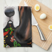 BASSET HOUND THEEDOEK (Quarter Fold)