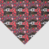 Basset Hound Tissuepapier (Detail)