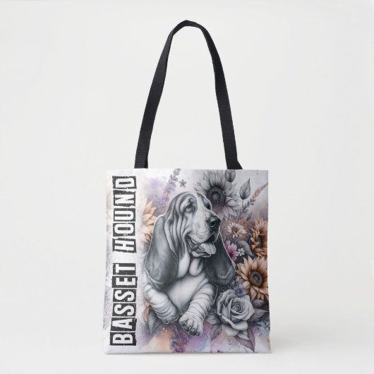 Basset Hound Tote Bag (Voorkant)
