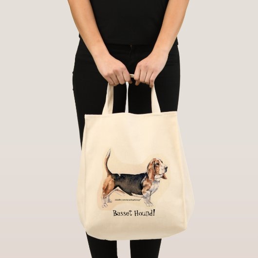 Basset Hound Tote Bag (Voorkant (product))