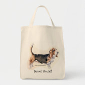 Basset Hound Tote Bag (Voorkant)