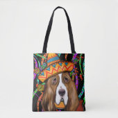 BASSET HOUND TOTE BAG (Voorkant)