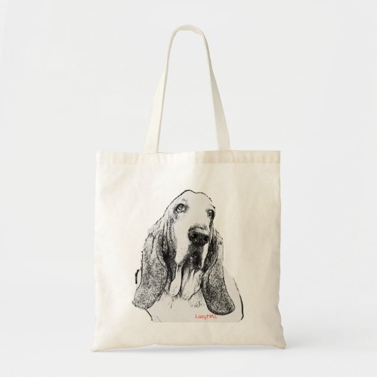 Basset hound tote bag (Voorkant)