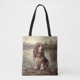 Basset Hound Tote Bag