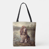 Basset Hound Tote Bag (Achterkant)