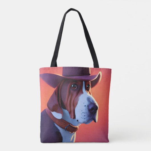 Basset Hound Tote Bag (Achterkant)