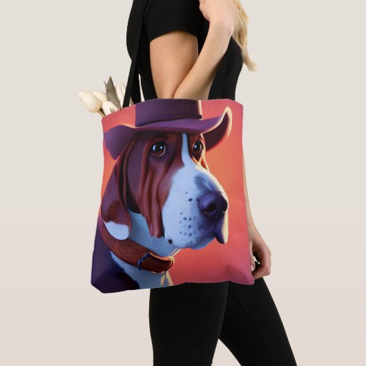 Basset Hound Tote Bag (Dichtbij)