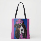 Basset Hound Tote Bag (Voorkant)