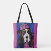 Basset Hound Tote Bag (Achterkant)