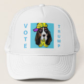 Basset Hound Trucker Hat Pet (Voorkant)
