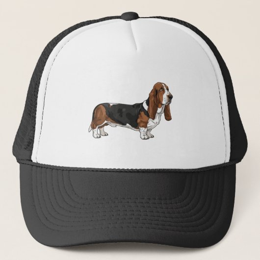 Basset hound trucker pet (Voorkant)