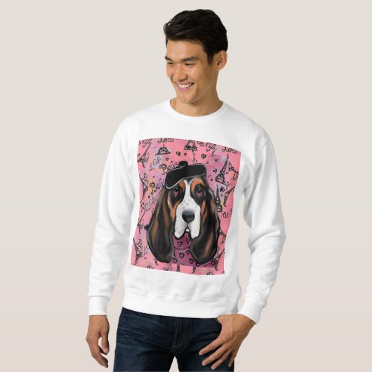 Basset Hound Trui (Voorkant volledig)