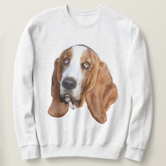 Basset Hound Trui (Design voorkant)