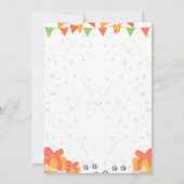 Basset Hound Uitnodiging voor verjaardag (Achterkant)