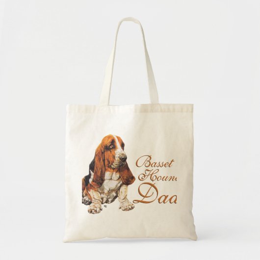 Basset Hound Vader Tote Bag (Voorkant)