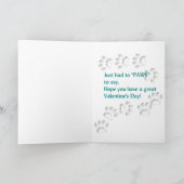 Basset Hound Valentijnsdag Gifts Feestdagen Kaart (Binnen)