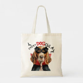 Basset Hound Vampire Dog Trick or treat Halloween Tote Bag (Achterkant)
