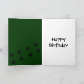 Basset Hound Verjaardag Lollipop Kaart (Binnen)