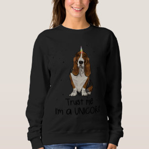 Basset Hound Vertrouw me dat ik een Unicorn Dog be Trui