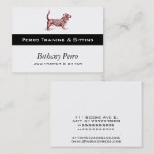 Basset Hound Visitekaartje (Voorkant / Achterkant)