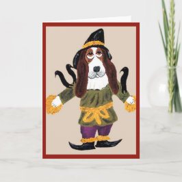 Basset Hound vogelverschrikker Kaart