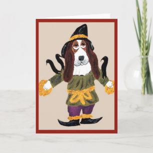 Basset Hound vogelverschrikker Kaart