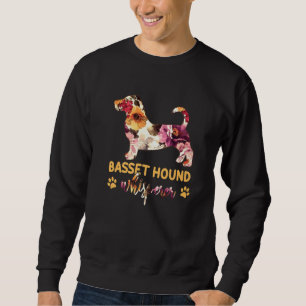 Basset Hound Whisperer Flower Dog Trui