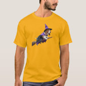 Basset Hound Witch T-shirt (Voorkant)
