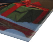 Basset Hound With Christmas Lights Holiday  Snijplank (Hoek)