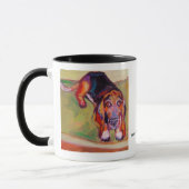 Basset Hound WOOF! Mok ・ Pet Portraits ・ E Fraser (Links)