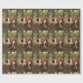 Basset hound wrappapier cadeaupapier (Vlak)