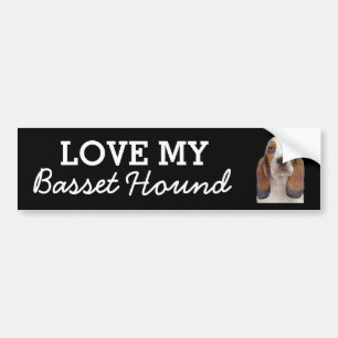 Basset Houndbumper sticker